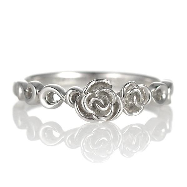 バラ ローズ プラチナ マリッジリング　メンズ オーダー