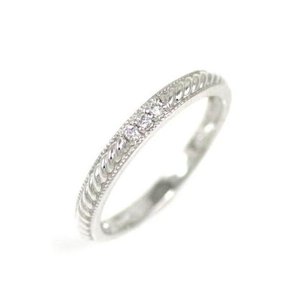 ピンキーリング ピンキー リング ホワイトゴールド ダイヤモンド オーダー