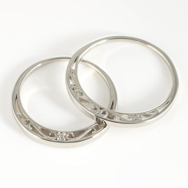 結婚指輪 レディース 指輪 ダイヤモンド プラチナ アンティーク オーダーのサムネイル