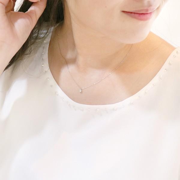 【新品未使用】一粒天然ダイヤモンド　ソリティアネックレス　0.1カラット ネックレス ソリティア ダイヤモンド 0.1ct 1粒 K18 ゴールド 18