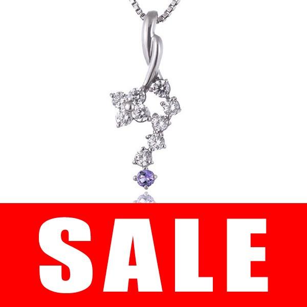 ネックレス レディース 天然石 アメジスト ダイヤモンド オーダー