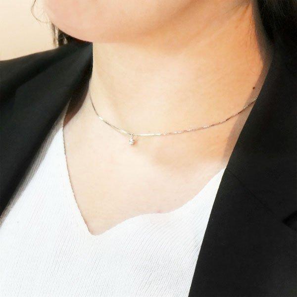 シルバー ダイヤモンド ネックレス シルバーダイヤモンドネックレス｜ネックレス｜ノジェス 公式