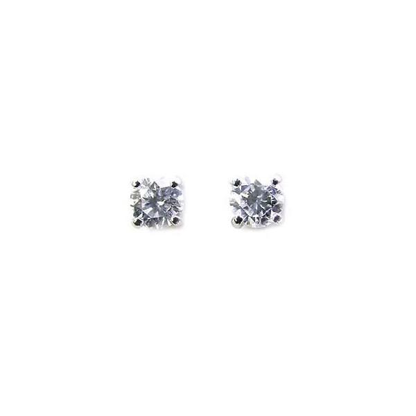 ダイヤモンドピアス プラチナ 一粒 0.10カラット オーダー : allアル 