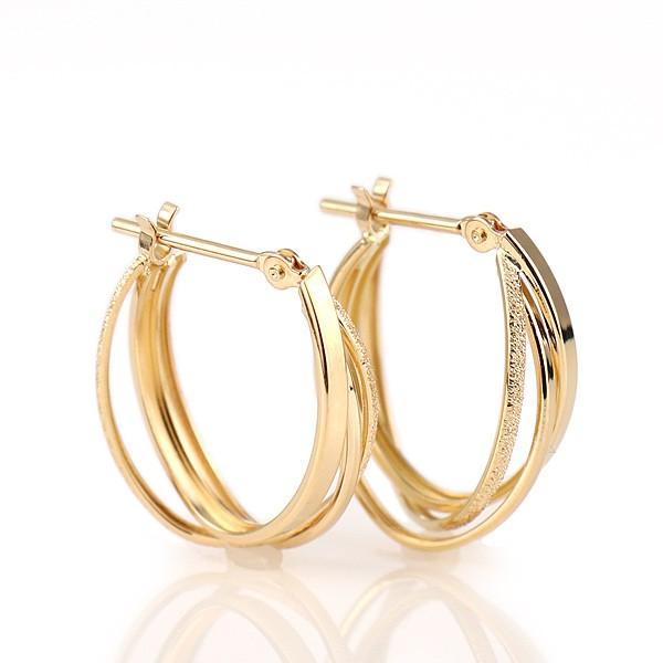 18k ゴールド フープ メンズピアス オーダー