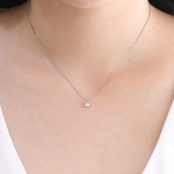 天然ダイヤモンド ネックレス 0.59ct プラチナ Pt 鑑別書付き 無色透明 楽天市場】ダイヤモンド ネックレス 鑑定書の通販