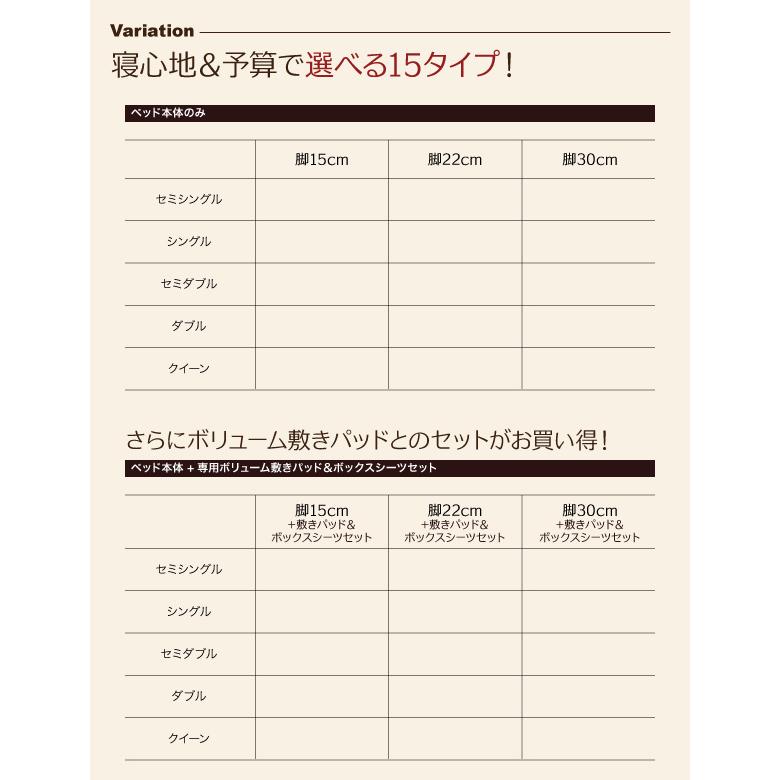 分割式 移動ラクラク マットレスベッド ポケットコイルマットレスタイプ セミシングル 脚30cm 【汚れに強い】 おしゃれ