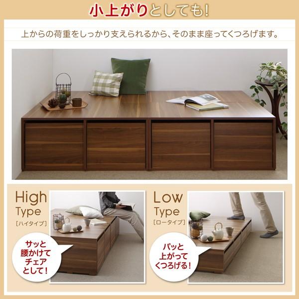 新品 送料込 大容量収納シングルベッド 引出し4杯付 ハイタイプ ブラウン ベッドフレームのみ 布団ベッド 収納 大容量 シングル 引出し4杯 ハイ