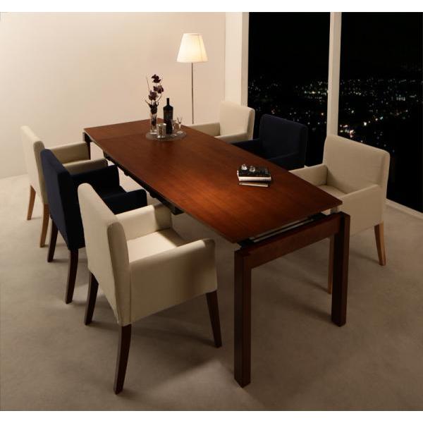 完動品 ダイニングテーブル W140-240 ウォールナット材 伸縮式 【VQ1602827159】(55924円)