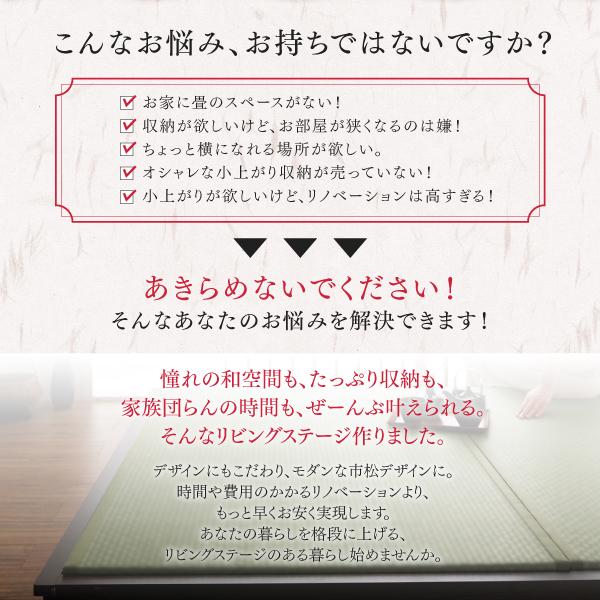 畳リビングステージ 畳ボックス収納 180×240cm ハイタイプ 日本製 おしゃれ_3