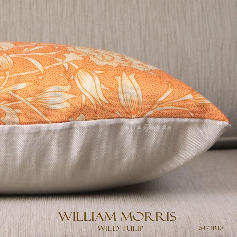 ウィリアムモリス クッションカバー ワイルドチューリップ Wild