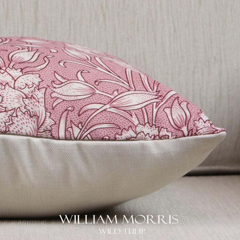 ウィリアムモリス クッションカバー ワイルドチューリップ Wild Tulip