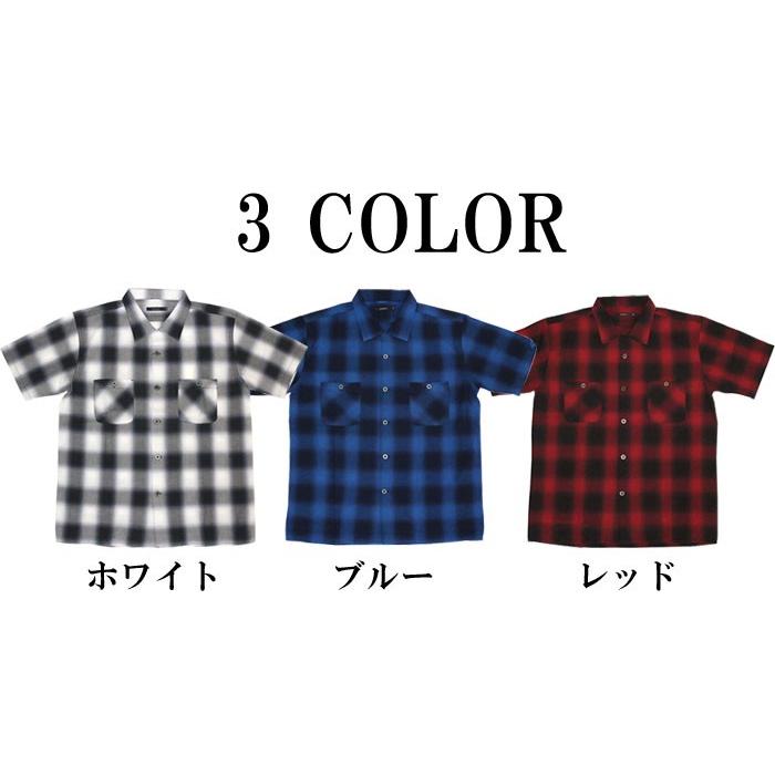 【好配色】オープンカラー オンブレチェックシャツ メンズ 開襟シャツ XL相当 好配色】オープンカラー オンブレチェックシャツ メンズ 開襟