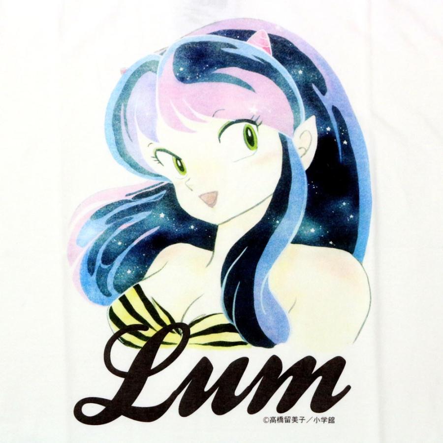 うる星やつら ラムちゃんプリントTシャツ LUM アップ LUM001-WHT うる星やつら ラムちゃんプリントTシャツ LUM アップ LUM001-WHT