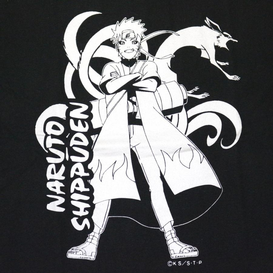 Naruto ナルト 仙人ナルトプリントtシャツ 九尾 木の葉マーク Nrt001 Blk Nrt001 Blk オールアバウト 通販 Yahoo ショッピング