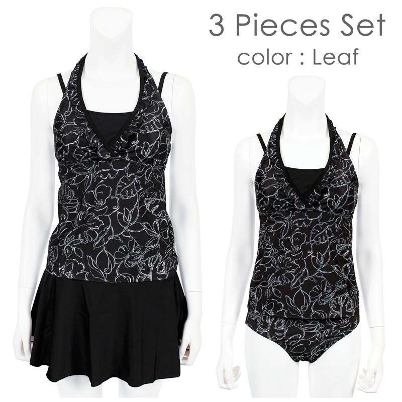 レディース 体型カバー 水着 大きいサイズ タンキニ スカート付き ママ 水着 セパレート 3点セット 8l 7l 6l 5l 4l 3l Ll Alla Polacca Alla Polacca 通販 Yahoo ショッピング
