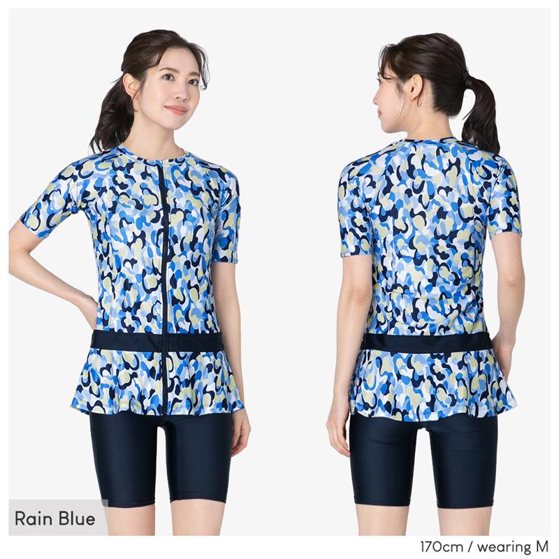 大きいサイズ フィットネス 水着 レディース タンキニ 体型カバー