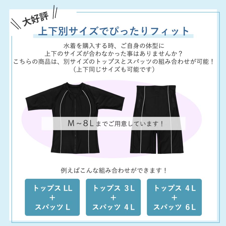 めくれ防止付き!! レディース フィットネス 水着 大きいサイズ 体型