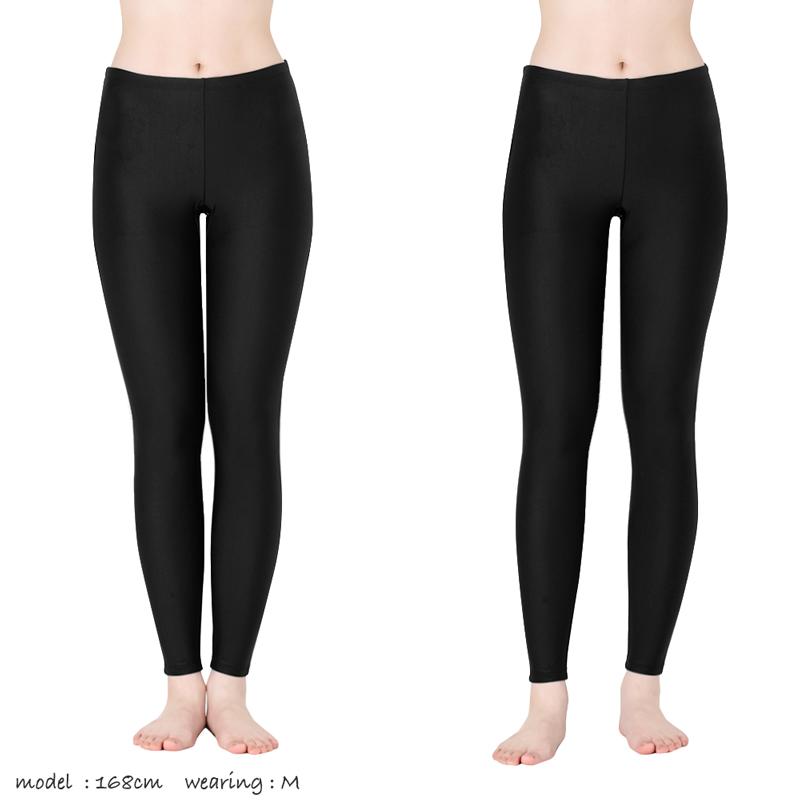 着る日焼け止め ラッシュ レギンス 裏地付 ショーツ一体型 レディース