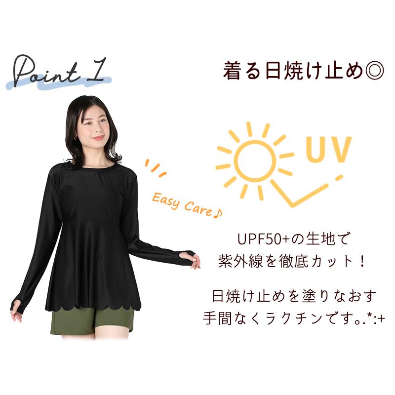 新品タグ付き meri バックデザイン ラッシュガード チュニック 水着 32678-2200948e.jpg