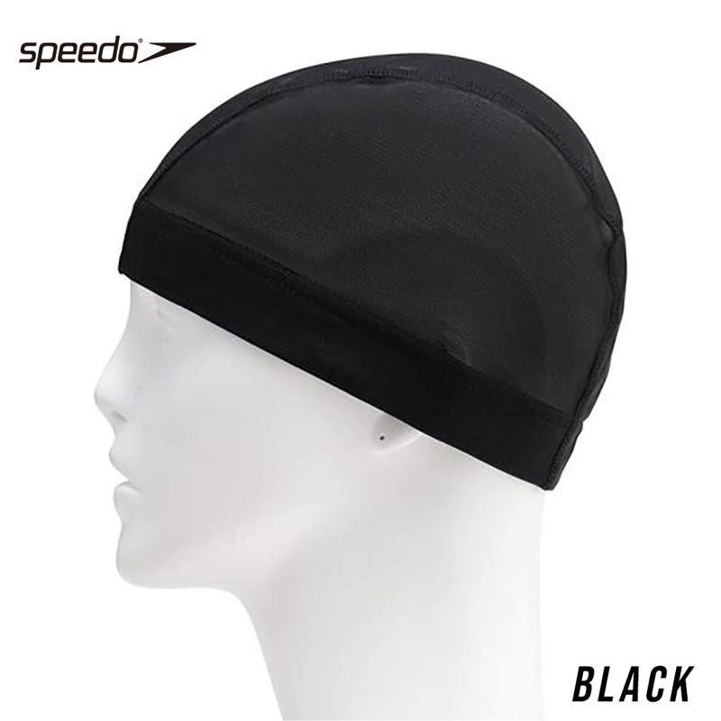 speedo（スピード） スイムキャップ メッシュ ロゴ 水泳帽 プール 帽子