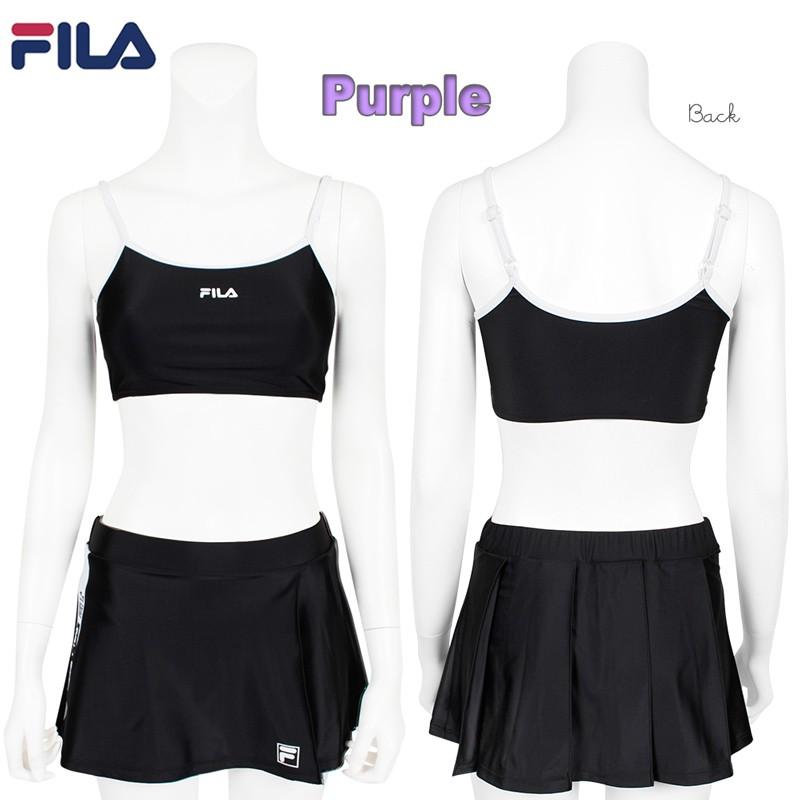 FILA フィラ ジュニア 女の子 スポーティ ビキニ 水着 3点