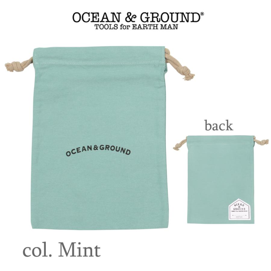 Ocean&Ground（オーシャンアンドグラウンド） 巾着袋 中サイズ 巾着