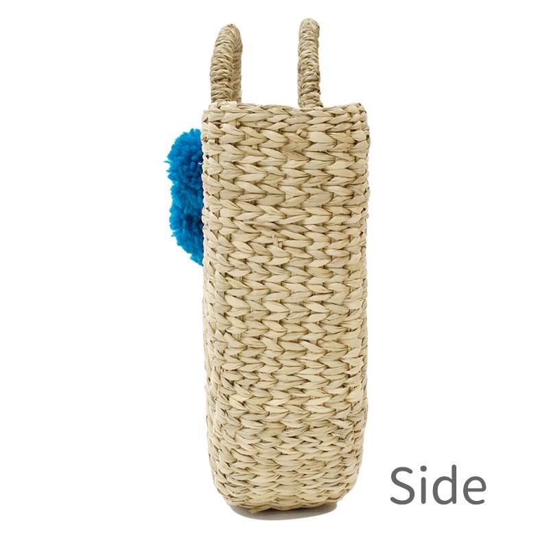 ナチュラル かごバッグ ポンポン 裏地付き かご 大きい カゴバッグ バッグ バスケット レディース リゾート Bianca Barca セール Alla Polacca 通販 Yahoo ショッピング