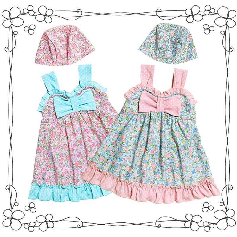 特別sale 福袋 女の子 子ども 水着 キッズ ワンピース 幼稚園 キャップ付き ジェラート 水着 可愛い 100 110 1 130 Gelato Toddler セール Alla Polacca 通販 Yahoo ショッピング