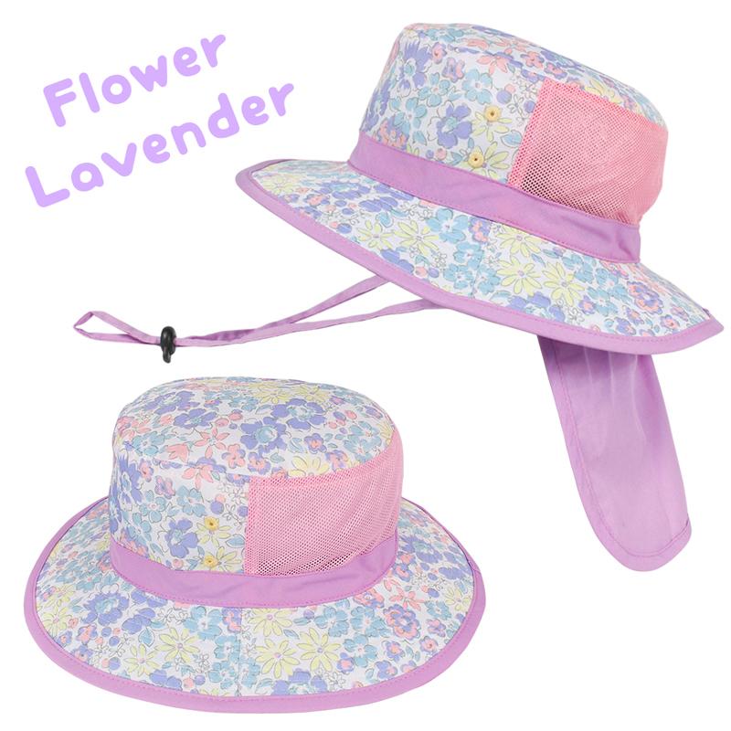 可愛くuvカット 日よけ付 女の子 キッズ アウトドア 帽子 子ども Uv ハット 水陸両用 花柄 90 100 110 1 52 54 Gelato Toddler ジェラート 水着 Alla Polacca 通販 Yahoo ショッピング