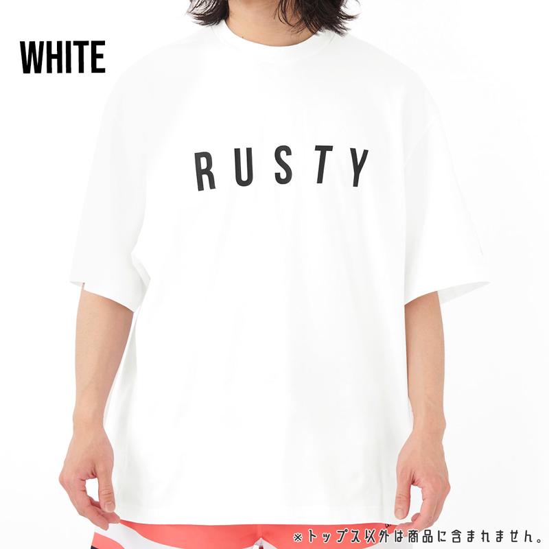 RUSTY（ラスティ） 【 25%OFF 】 メンズ 半袖 ラッシュ トップス