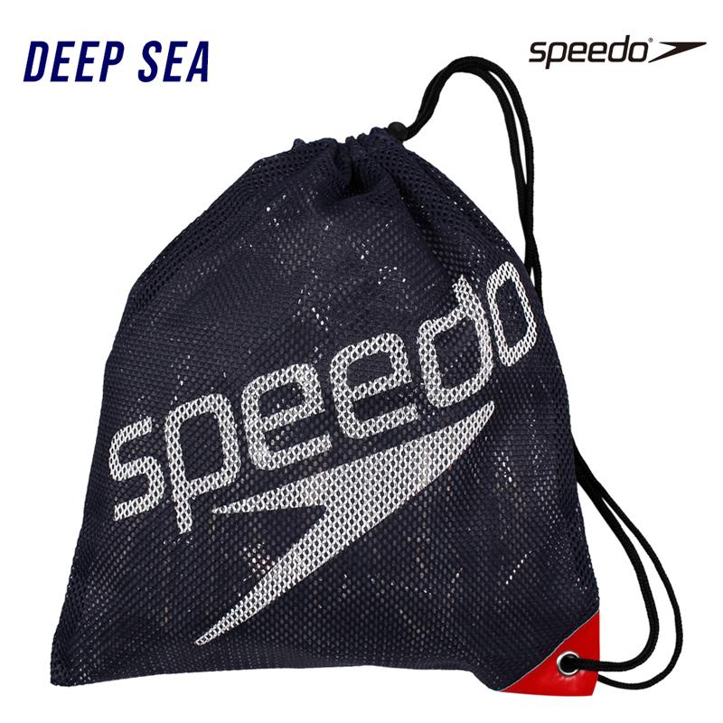 speedo（スピード） スイム プール バッグ メッシュ 斜めがけ