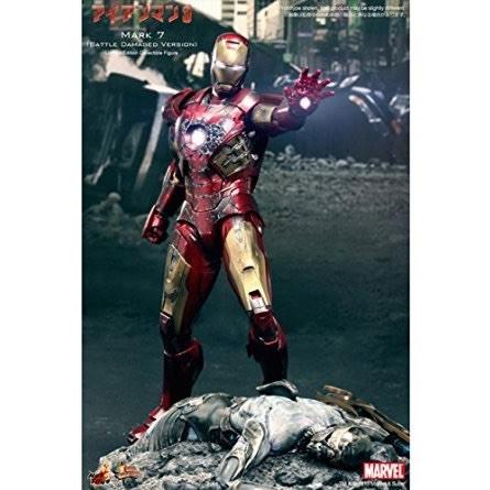 1 6 Hot Toys ホットトイズ ムービーマスターピース アベンジャーズ アイアンマン マーク７ バトルダメージ版 3743 All Blue 通販 Yahoo ショッピング