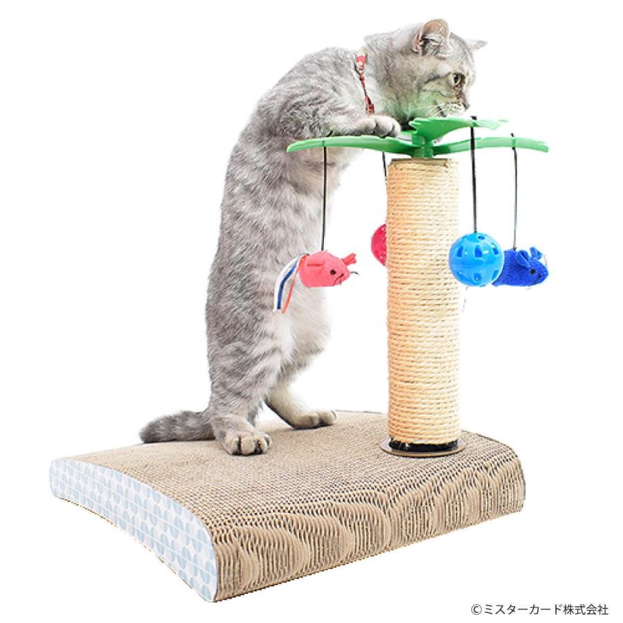 キャットタワー 猫用爪とぎ ねこ バリバリ島 高さ 33cm 幅 42cm ケア用品 麻 ダンボール つめとぎ バリバリ 子猫 インテリア おもちゃ 猫島 CT-CSB04-TY | miraiON | 05