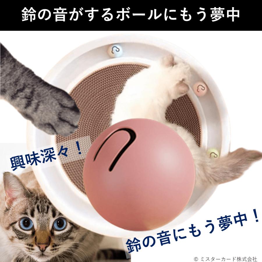 猫 ネコ 爪とぎ ボール おもちゃ インテリア 運動不足 ストレス ペット用品 ボールサークル爪とぎ CT-CSB540 CT-CSB545 | miraiON | 03