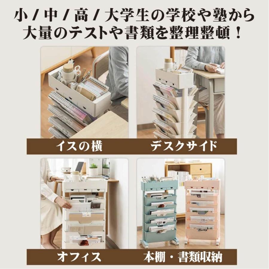 どこでもサイドラック マガジンラック スリム おしゃれ キャスター付き