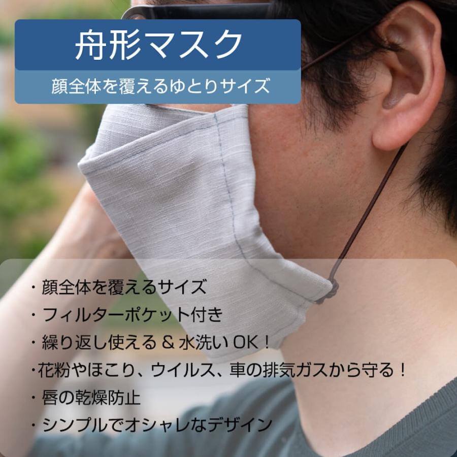 舟形 布マスク マスク mask 洗える 繰り返し使える フィルター 重ねマスク 二重マスク 取り付け可能 MR-MCCM |  | 05