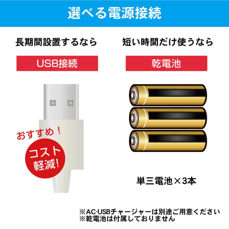触れずに計れる 温度はかろう前後 三脚スタンドセット 非接触 温度計 デュアルモニター 1秒測定 USB接続 電池式 商店 企業 学校 オフィス MR-NCQ3P-SET | miraiON | 06