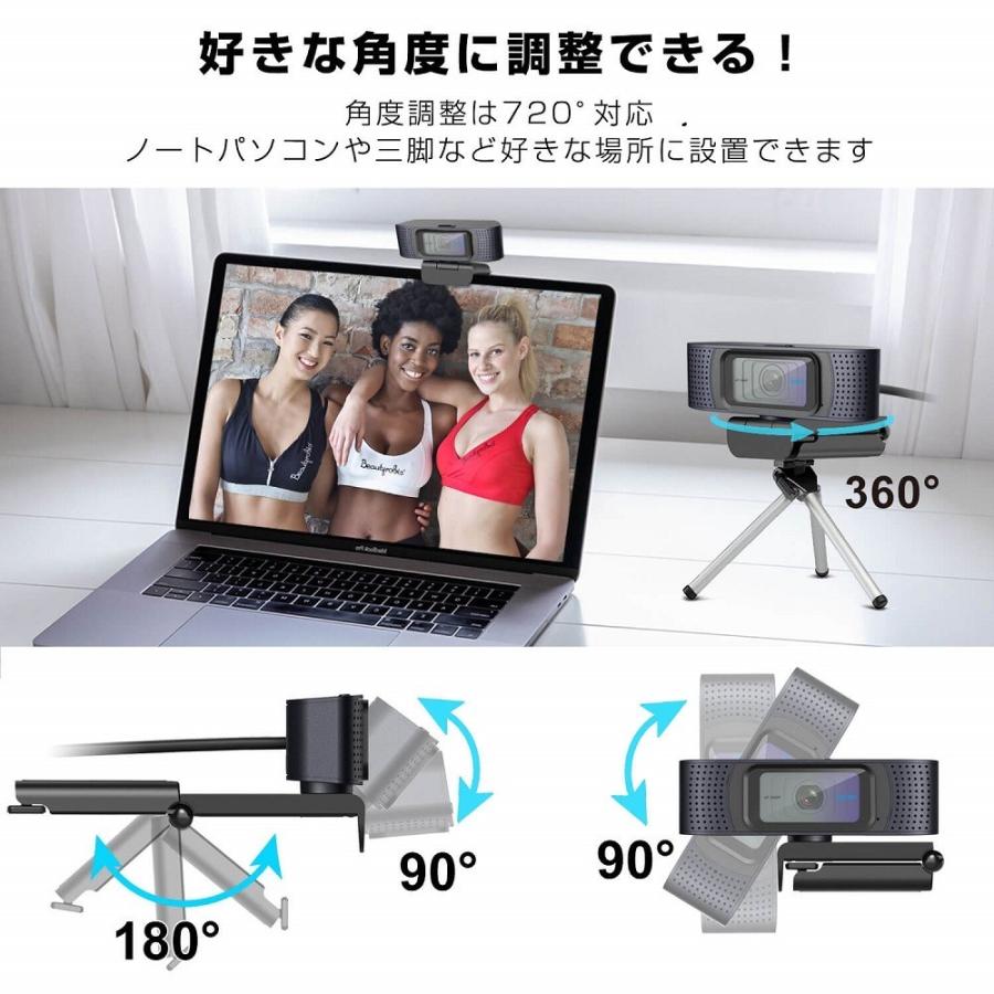 ウェブカメラ Webカメラ パソコンカメラ 外付け デュアルマイク