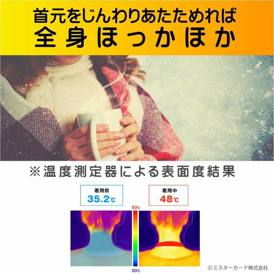 【冬物クリアランスセール】ウォームリング ポカポカスカーフ ファニーカバー付き MR-WTGS01 防寒  大人用 PCM 電子レンジ 首掛け ネックウォーム 冷え性 肩こリ | miraiON | 07