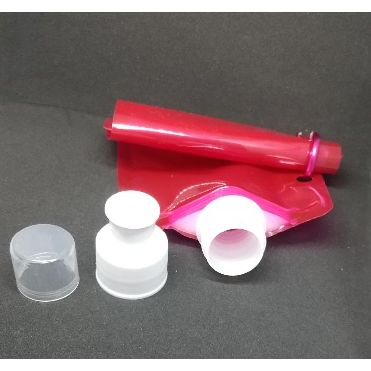 燃やしま専科用 折りたためるボトル　ピンクとブルーの２個セット　1000円 ぽっきり　お買い得 送料無料 |  | 09