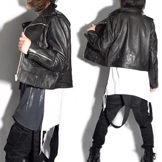 ライダースジャケット メンズ 本革レザー ZIP wライダースジャケット