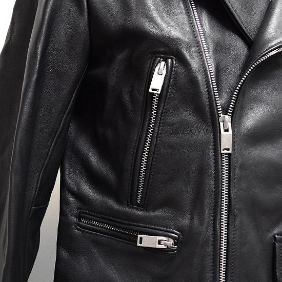 ライダースジャケット メンズ 本革レザー ZIP wライダース