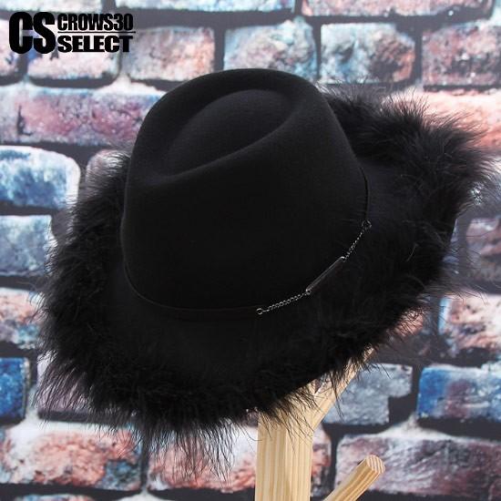 100 本物 メンズ 羽付きデザインウールつば広ハット レディース 衣装 お兄系 ホスト V系 個性的 新作 冬 秋 春 ユニセックス インポート レディース プレート ファーハット つば広ハット メンズ ハット 帽子