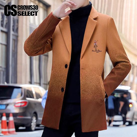 チェスターコート メンズ モード系 ロングコート ロング丈 グラデーション 刺繍 送料無料 インポート 秋 冬 新作 個性的 お兄系 ホスト V系 A 0 Grd Msi Coat Alleglo クローズ30スタイル 通販 Yahoo ショッピング