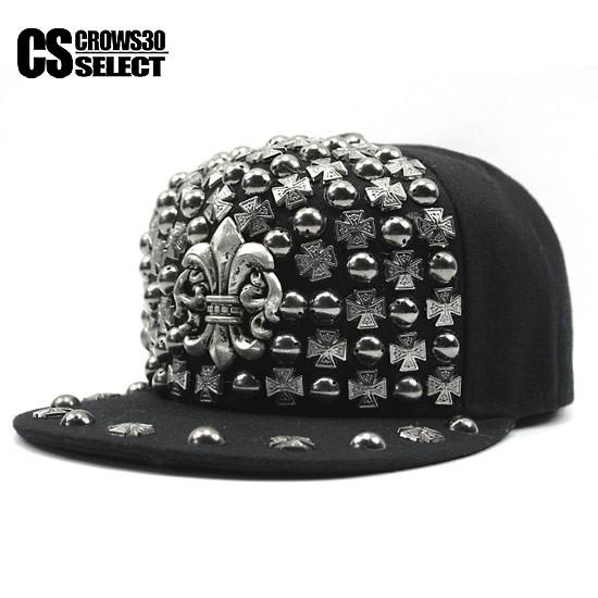 CH 刺繍十字架デザインキャップ2個セットブラウンピンク / ブラックグレー キャップ メンズ 十字架 クロス 百合 ユリ スタッズ 帽子 インポート