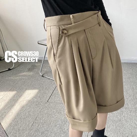 ハーフパンツ メンズ モード系 ショートパンツ スラックス ベージュ インポート 個性的 お兄系 ホスト V系 21 春 夏 新作 ビター系 A 1 Srax Shpt Alleglo クローズ30スタイル 通販 Yahoo ショッピング