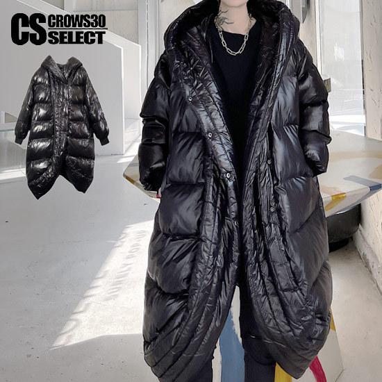 在庫処分 メンズ ダウンジャケット ロング丈 ビター系 V系 ホスト お兄系 新作 冬 秋 アウター ストリート系 中綿ジャケット ダウン モード系 ダウン ストリート系 ロング丈 メンズ ダウンジャケット ダウン コート アウター