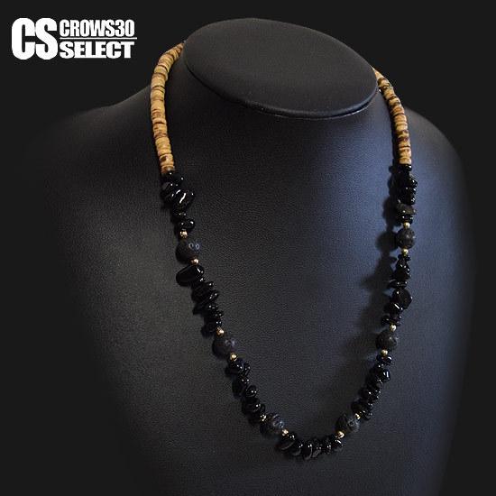 ネックレス メンズ ビーズネックレス レディース 数珠 天然石 モード系 ネックレス 原宿系 インポート お兄系 ホスト V系 ストリート系 ロック系 ビター系 A 2 Brn Bk Neck Alleglo クローズ30スタイル 通販 Yahoo ショッピング