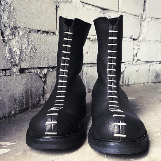 エンジニアブーツ メンズ ミドルブーツ 本革 レザーブーツ V系