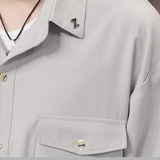 希少 09年製 ワイズ 上質 ミリタリー デザイン ロング シャツ コート 2 希少 09年製 ワイズ 上質 ミリタリー デザイン ロング シャツ